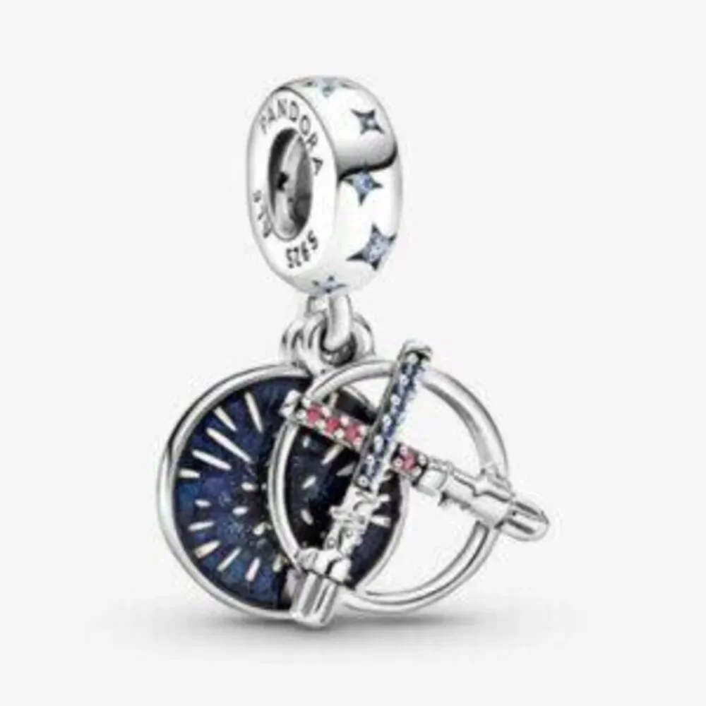 Pandora Star Wars Lightsaber Double Dangle Charm